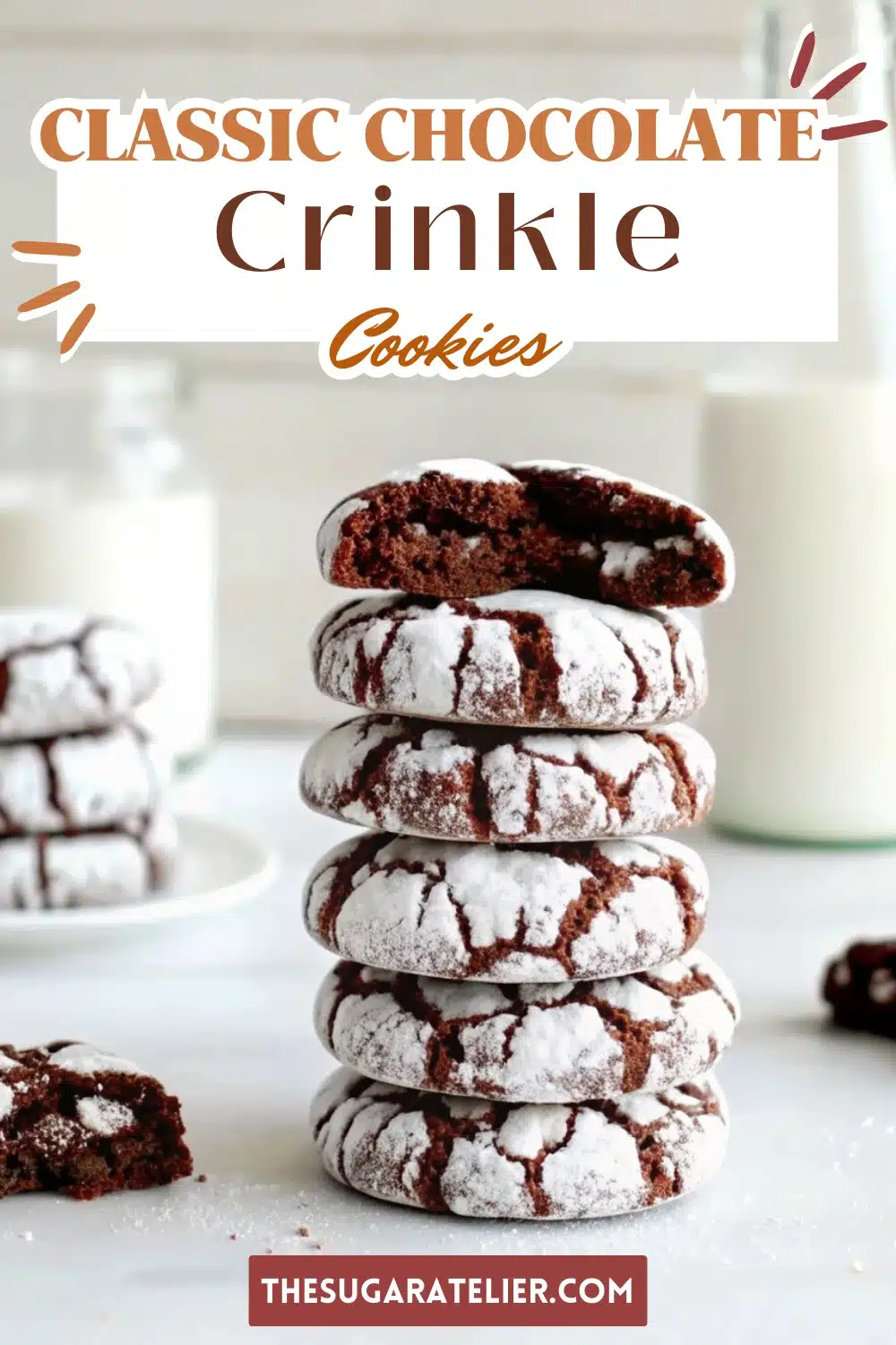 Classic Chocolate-Crinkle-Cookies Chocolate Crinkle Cookies