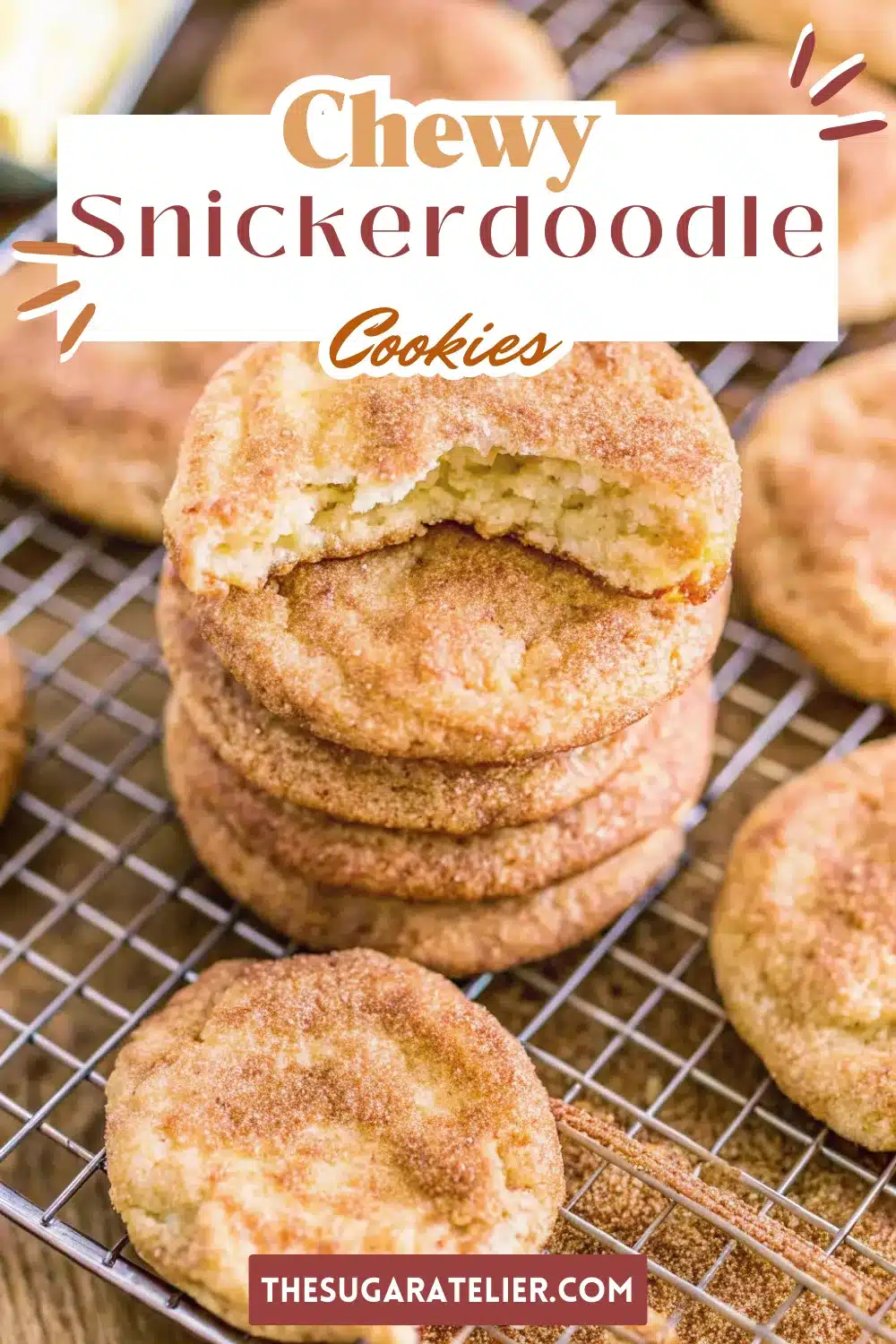 Chewy Snickerdoodle Cookies