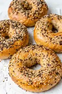 Easy 2-Ingredient Protein Bagels