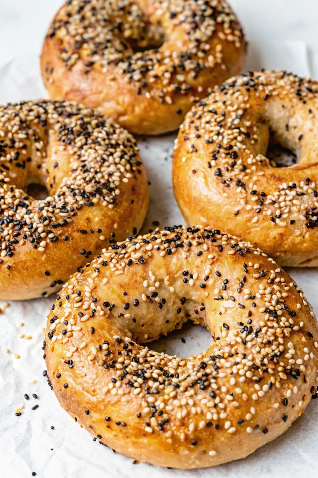 Easy 2-Ingredient Protein Bagels