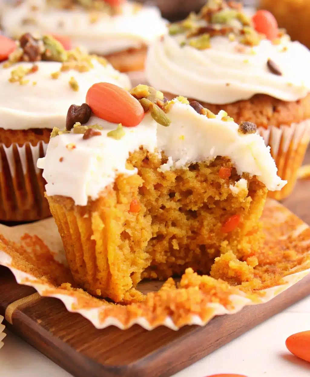Spiced Carrot Cupcakes