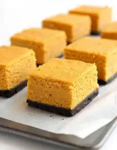 Pumpkin Oreo Cheesecake Bars