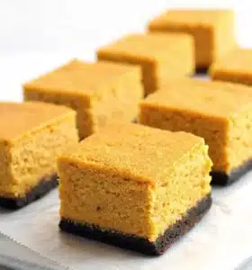 Pumpkin Oreo Cheesecake Bars