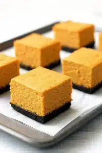 Pumpkin Oreo Cheesecake Bars