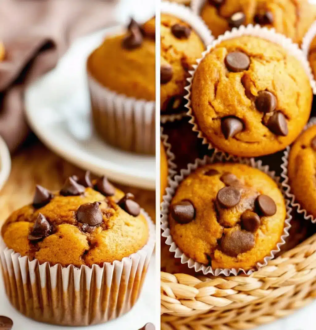 Pumpkin Chocolate Chip Muffins