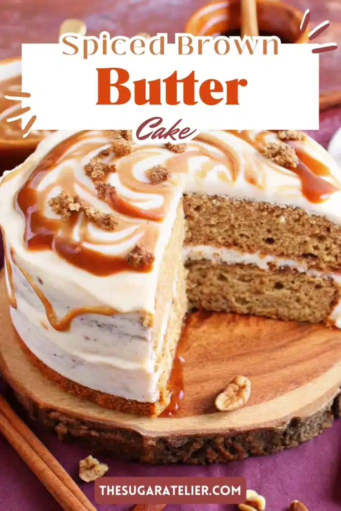 spiced brown butter cake