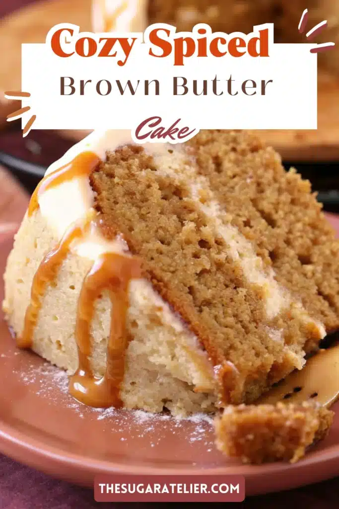 spiced brown butter cake