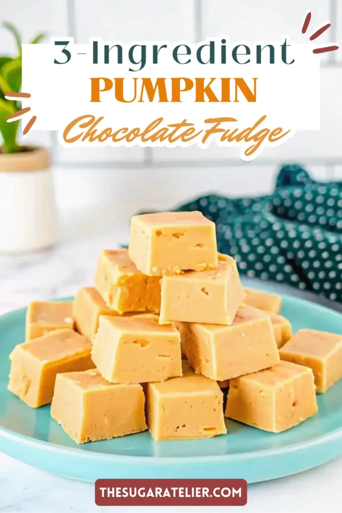 pumpkin white chocolate fudge