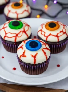 Spooky Eyeball Cupcakes