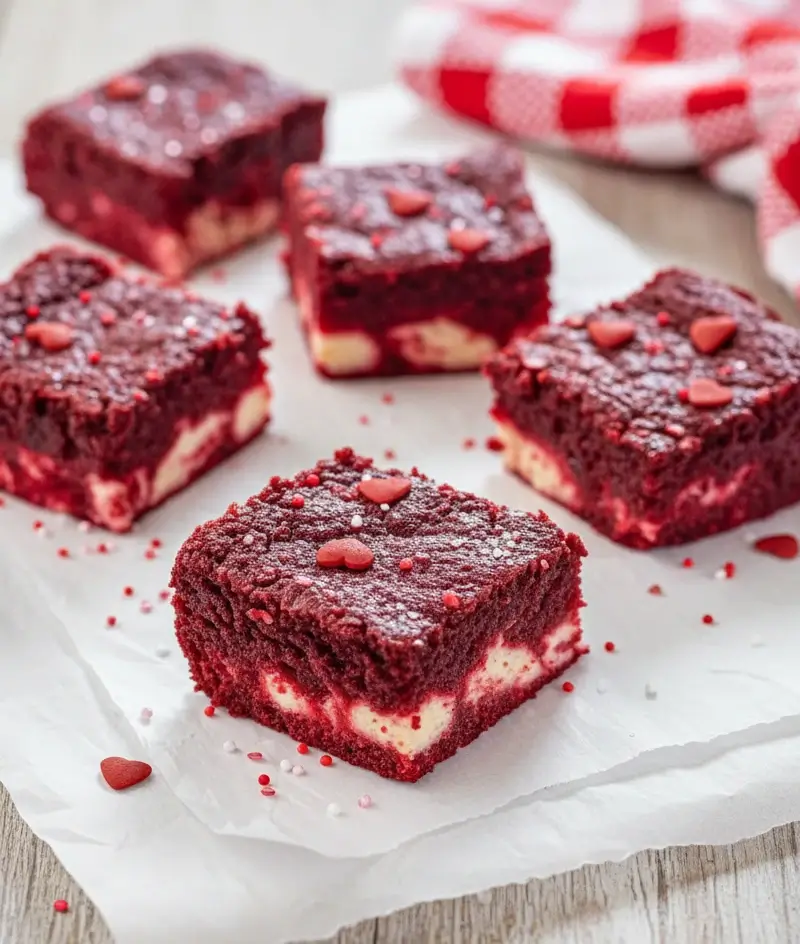 red velvet brownies