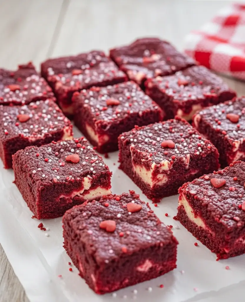 red-velvet-cream-cheese-brownies-2 red velvet brownies