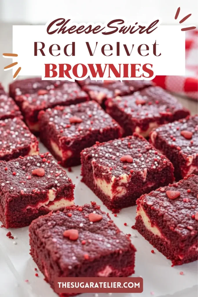 red velvet brownies