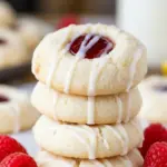 Lemon Raspberry Thumbprint Cookies
