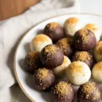 no bake pumpkin pie truffles