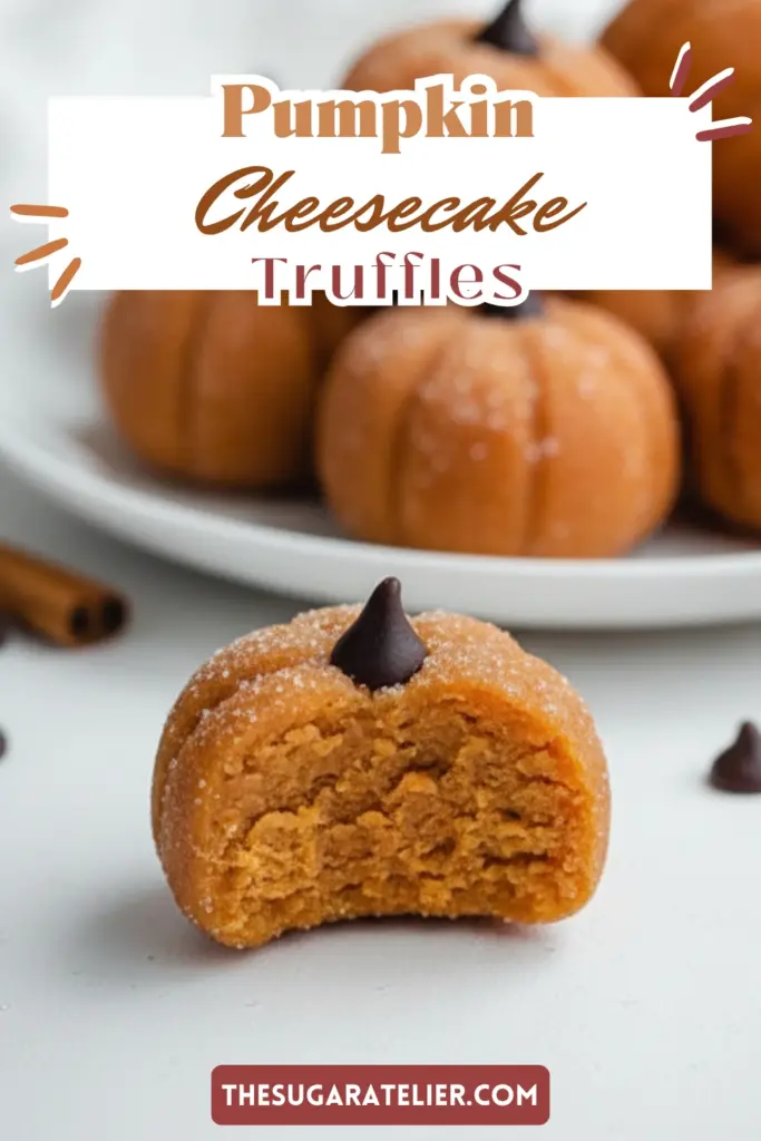 Pumpkin Cheesecake Truffles